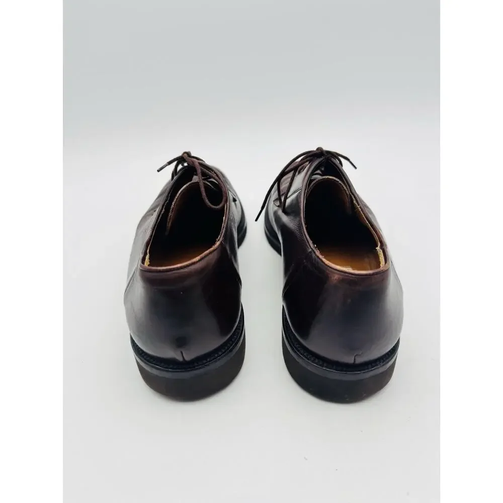 Vintage Mezlan Men’s Brown Leather Lace Up Derby Oxford Dress Shoes Size 10